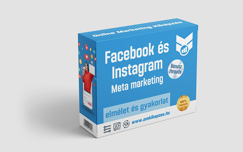 Facebook és Instagram kiképzés elmélettel és gyakorlattal Facebook és Instagram Meta marketing tanfolyam képzés kezdőknek elméleti és gyakorlati előfizetés
